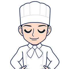 パティシエの男性