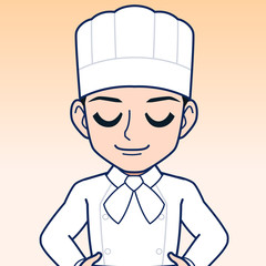 パティシエの男性