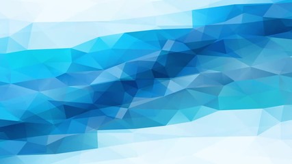 conceptual understanding scene design with blue geometrical triangles making peaks similar to diamonds creating pattern darker sides on the interior and whiter on the outdoor - Powered by Adobe