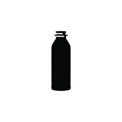 Milk bottle icon template