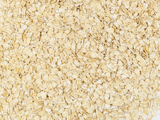 oat flakes in glass jar