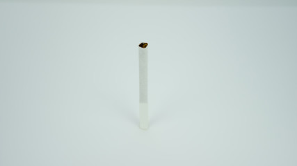 cigarette on a white background