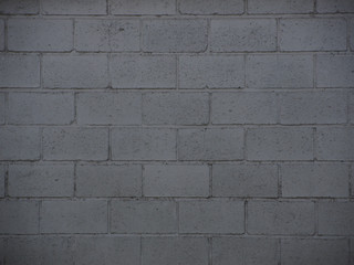 Gray wall of brick, wall concept