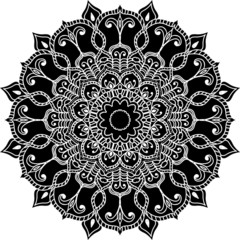 Mandalas for coloring book.Decorative round ornaments.Unusual flower shape.Oriental vector. Creative mandala design.