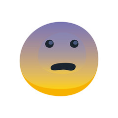 sick emoji flat style icon vector design