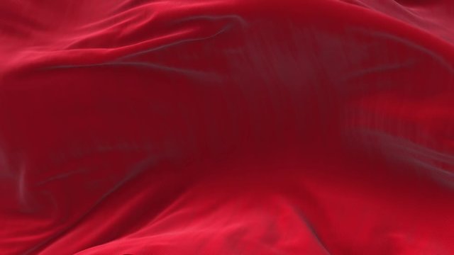 4k Wave Red satin fabric Background.Silk cloth fluttering in the wind.tenderness and airiness.3D digital animation of seamless waving flag cloth.