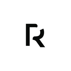 tr letter abstract logo