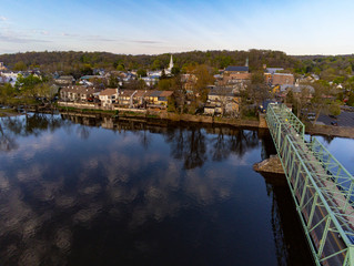Lambertville, view, landscape, town, aerial, architecture, sky, building, travel, cityscape, urban, panoramic, green, nature, street, river, house, tree, summer, road, New Jersy
, Delaware 