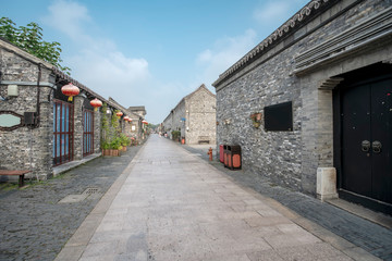Fototapeta na wymiar Ancient city, Dongguan old street, Yangzhou, China