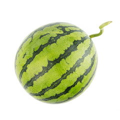 Fresh watermelon isolated on white background.