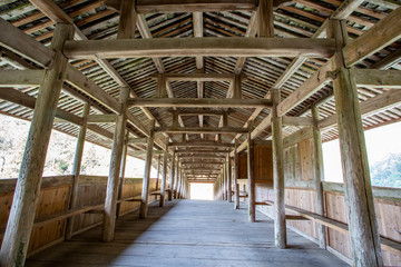 Ancient Taishun Lounge Bridge  in Zhejiang Province, China