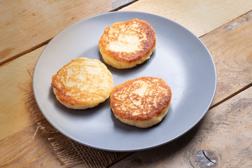 Obraz na płótnie Canvas pancakes with no sugar and glutem free