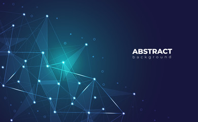 Fototapeta premium Internet connection, with neon effect, technology background. digital science technology concept. Digital technology backdrop. Vector illustration