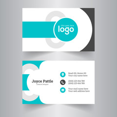  Abstract business card template Design.
