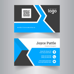  Abstract business card template Design.
