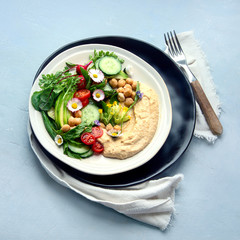 Healthy vegetarian salad