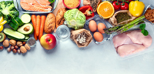 Healthy diet eating plan.