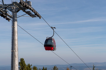 Gondola lift at Jaworzyna Krynicka