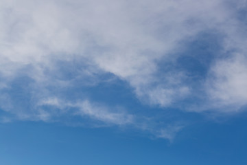 Blue sky of nazereth where Jesus Christ was born and raised
