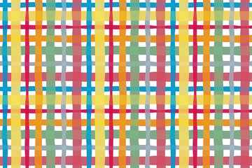 Check pattern seamless watercolor