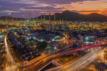 High energy petroleum refinery and production of oil for export Sold domestically and...