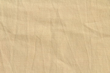 Brown linen fabric cotton for wallpaper design. Brown weave cotton background texture.
