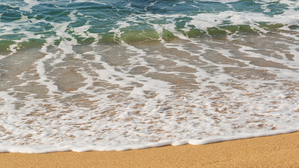 waves on the beach