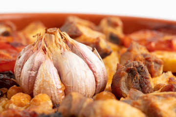 Typical baked rice from Valencia