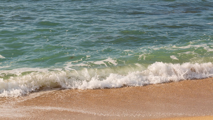 waves on the beach