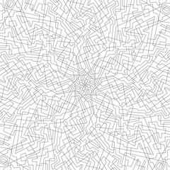 Geometric mandala coloring book. Beautiful relax dud black and white ornament. Large size, meditative drawing. Coloring book page.