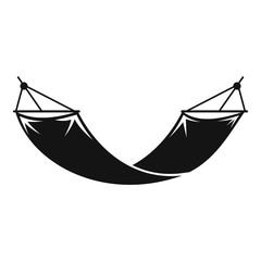 Garden hammock icon. Simple illustration of garden hammock vector icon for web design isolated on white background