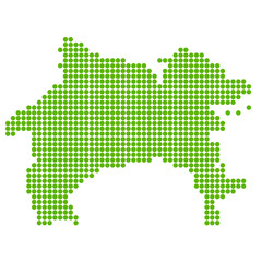神奈川　地図　円　アイコン