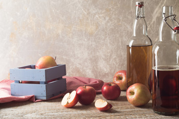 Cider with apples - 344070131