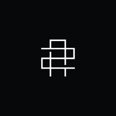 Minimal elegant monogram art logo. Outstanding professional trendy awesome artistic AZ ZA initial based Alphabet icon logo. Premium Business logo White color on black background