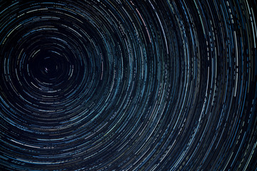 Star trails in the garden during lockdown