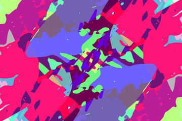 EPS 10 vector. Hand drawn background with multicolored brushstrokes.