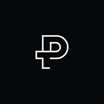 Professional Innovative Initial PT logo and TP logo. Letter TP PT Minimal elegant Monogram. Premium Business Artistic Alphabet symbol and sign