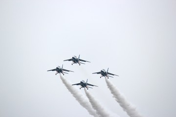 航空祭 ブルーインパルス 岐阜県各務ヶ原市