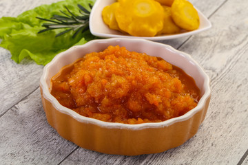 Zucchini squash caviar