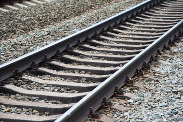 View of railway tracks