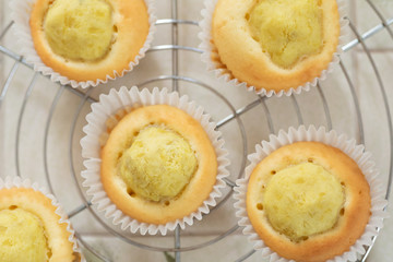 自宅でお菓子作り　スイートポテトマフィン　