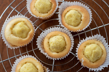 自宅でお菓子作り　スイートポテトマフィン　