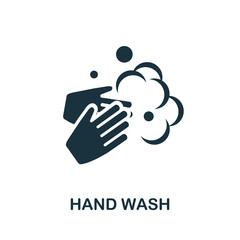 Hand Wash icon. Simple illustration from laundry collection. Creative Hand Wash icon for web design, templates, infographics and more