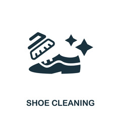 Shoe Cleaning icon. Simple illustration from laundry collection. Creative Shoe Cleaning icon for web design, templates, infographics and more