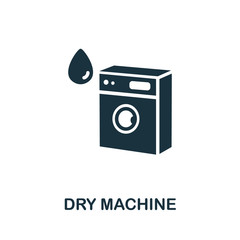 Dry Machine icon. Simple illustration from laundry collection. Creative Dry Machine icon for web design, templates, infographics and more