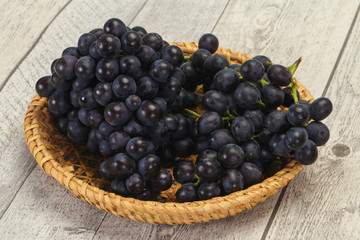 Fresh ripe sweet red grape