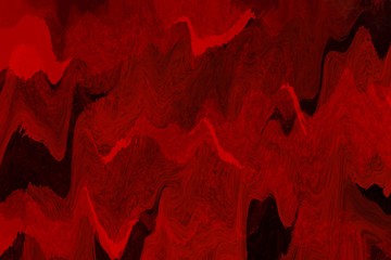 Abstract  digital paint  combined with red and black