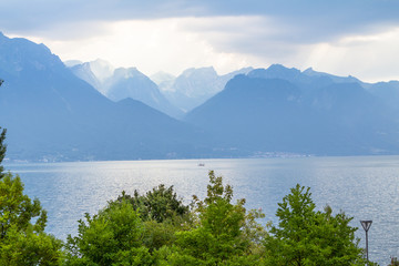 Geneva lake panorama, Switzerland