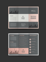 Business Tri-fold Brochure Design | Three Folded Flyer | Handout Design | Folded brochure Design