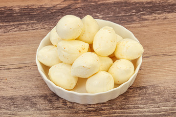 Natural tasty baby Mozarella cheese